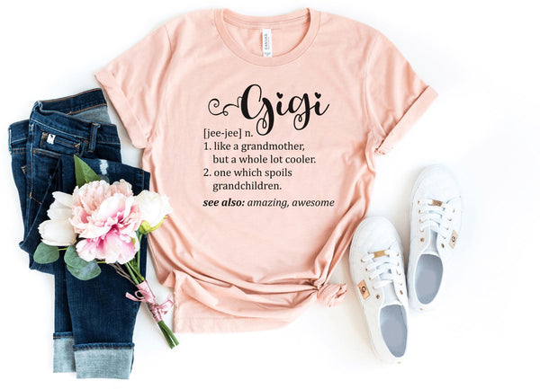 T-Shirt-Gigi Definition T-Shirt-S-Heather Peach-Jack N Roy