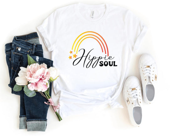 T-Shirt-Hippie Soul T-Shirt-S-White-Jack N Roy