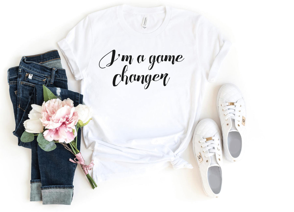 T-Shirt-I'm a Game Changer T-Shirt-S-White-Jack N Roy