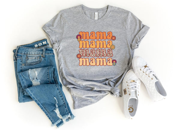 T-Shirt-Mama Mama Mama T-Shirt-S-Athletic Heather-Jack N Roy