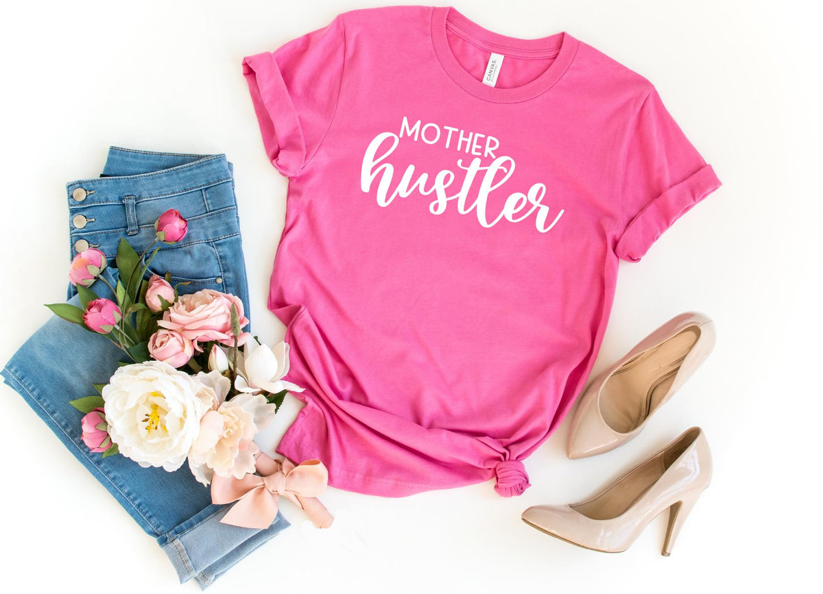 T-Shirt-Mother Hustler T-Shirt-S-Charity Pink-Jack N Roy