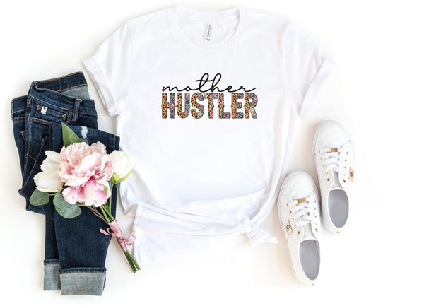 T-Shirt-Mother Hustler T-Shirt-S-White-Jack N Roy