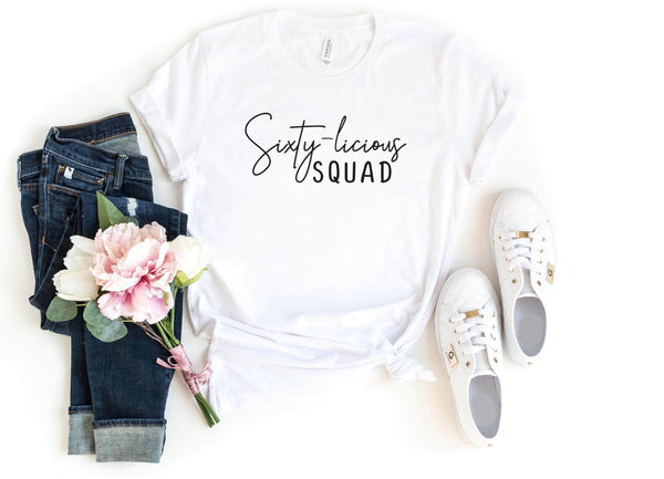 T-Shirt-Sixtylicious SQUAD T-Shirt-S-White-Jack N Roy