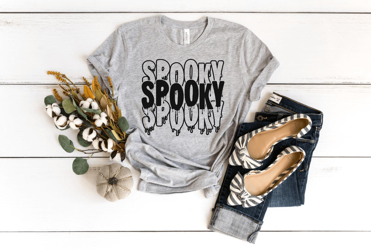 T-Shirt-Spooky T-Shirt-S-Athletic Heather-Jack N Roy