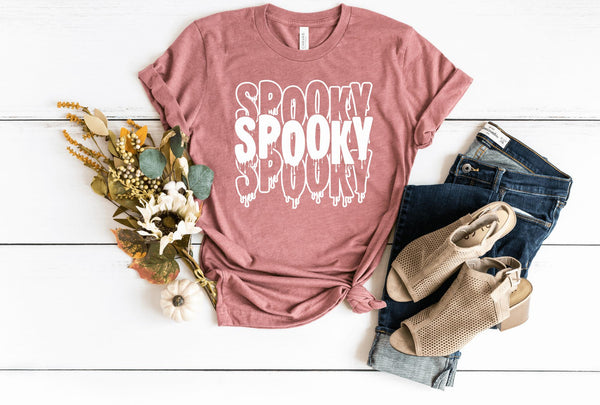 T-Shirt-Spooky T-Shirt-S-Heather Mauve-Jack N Roy