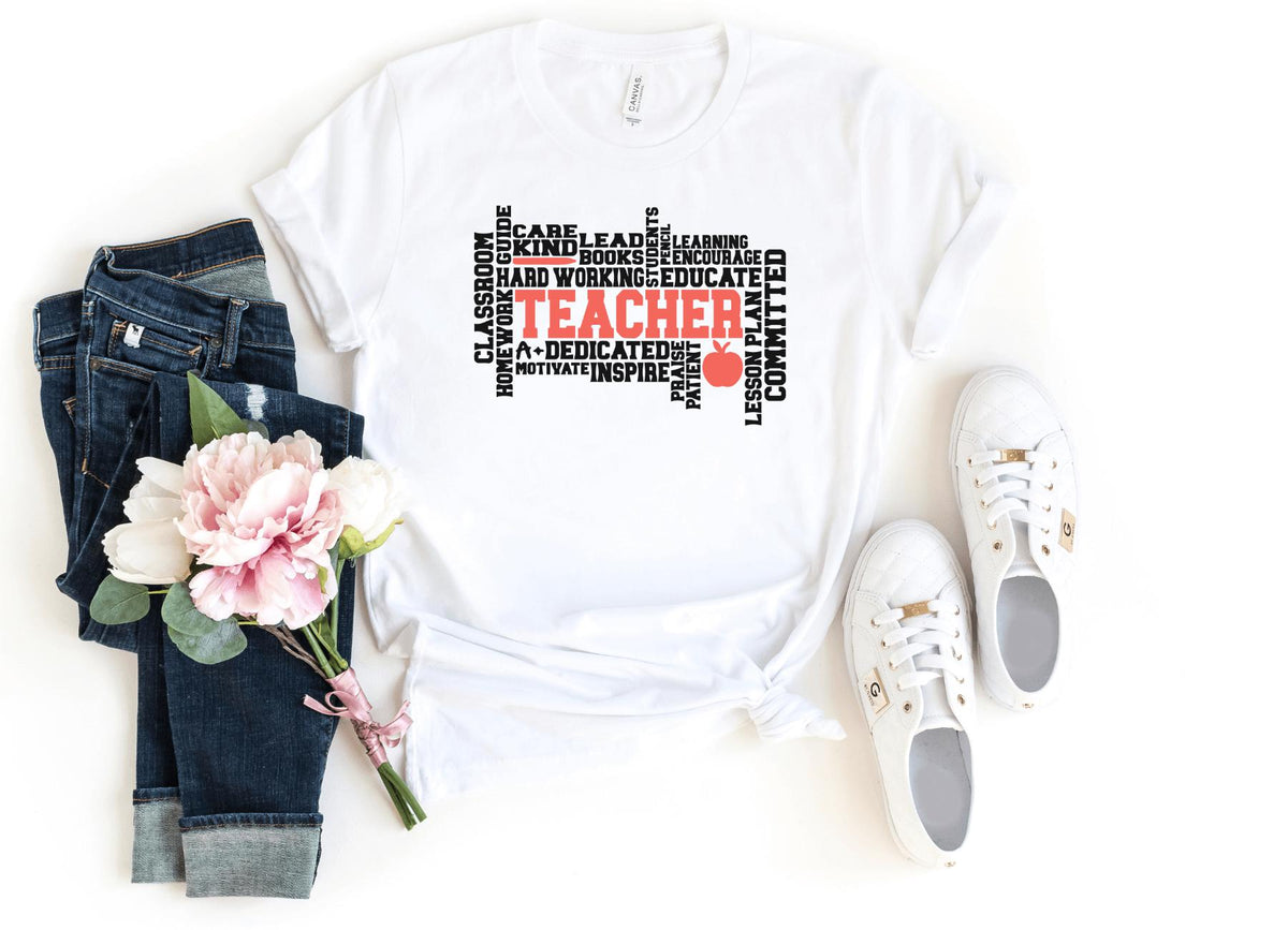 T-Shirt-TEACHER T-Shirt-S-White-Jack N Roy