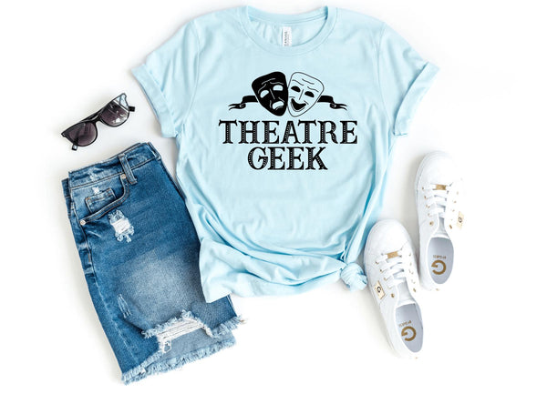 T-Shirt-Theatre Geek T-Shirt-S-Heather Ice Blue-Jack N Roy