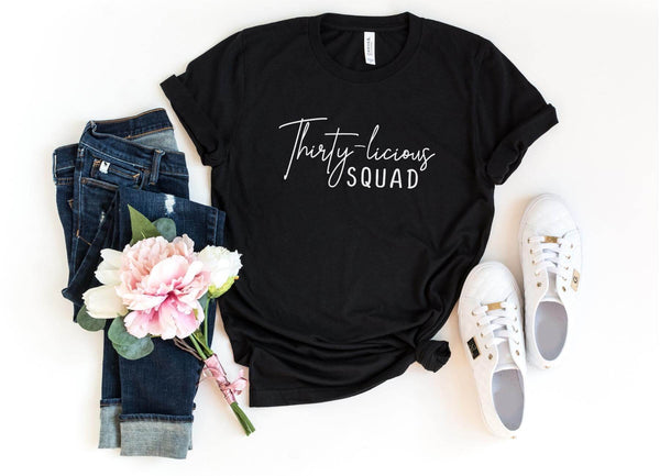 T-Shirt-Thirtylicious SQUAD T-Shirt-S-Black-Jack N Roy