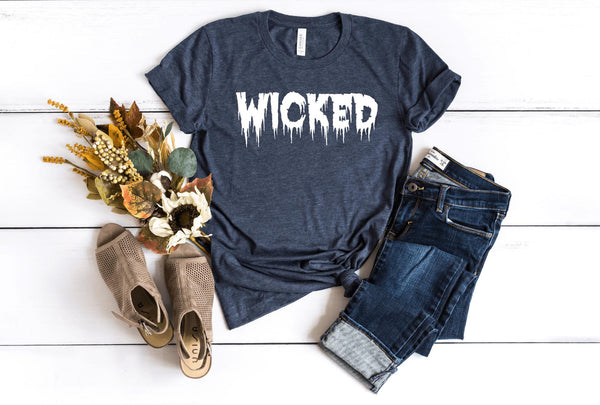 T-Shirt-Wicked T-Shirt-S-Heather Navy-Jack N Roy