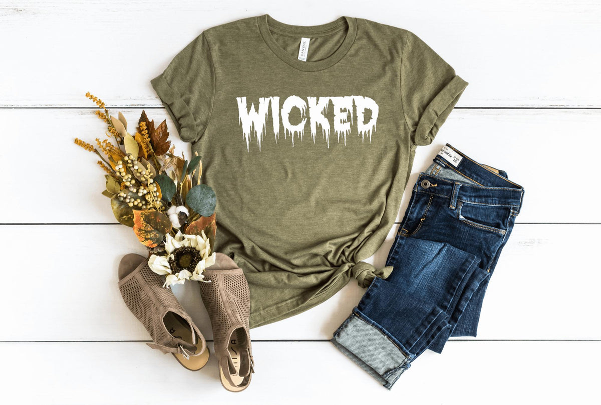 T-Shirt-Wicked T-Shirt-S-Heather Olive-Jack N Roy