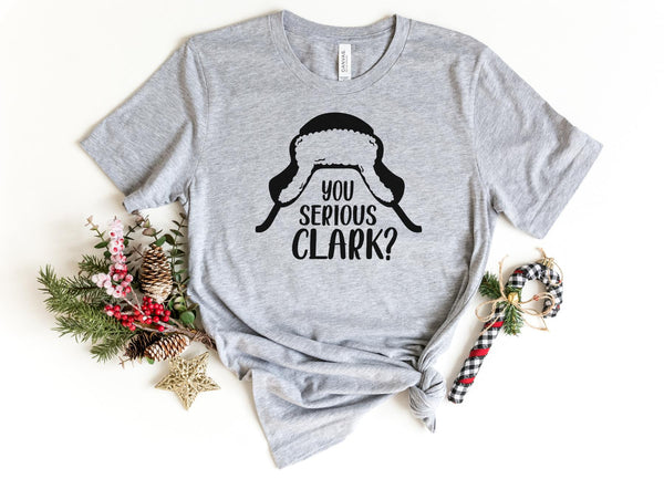 T-Shirt-You Serious Clark? T-Shirt-S-Athletic Heather-Jack N Roy