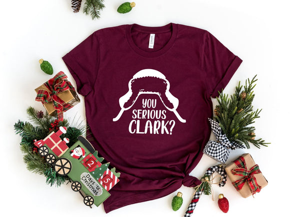 T-Shirt-You Serious Clark? T-Shirt-S-Maroon-Jack N Roy