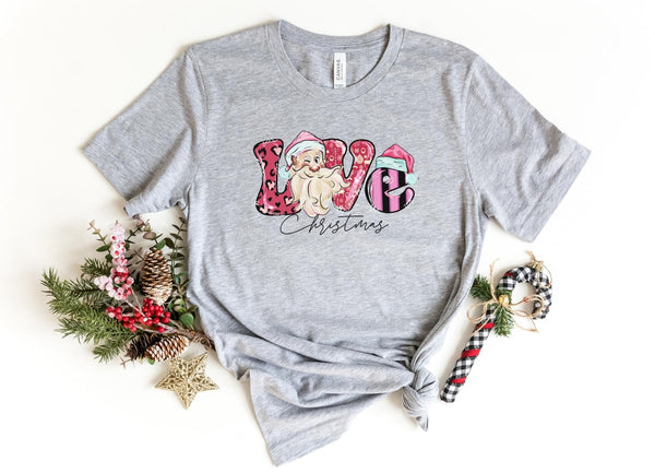 T-Shirt-Love Christmas T-Shirt-S-Athletic Heather-Jack N Roy