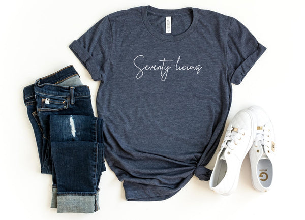 T-Shirt-Seventy-licious T-Shirt-S-Heather Navy-Jack N Roy