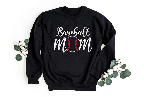 Sweatshirt-Baseball Mom Sweatshirt-S-Black-Jack N Roy