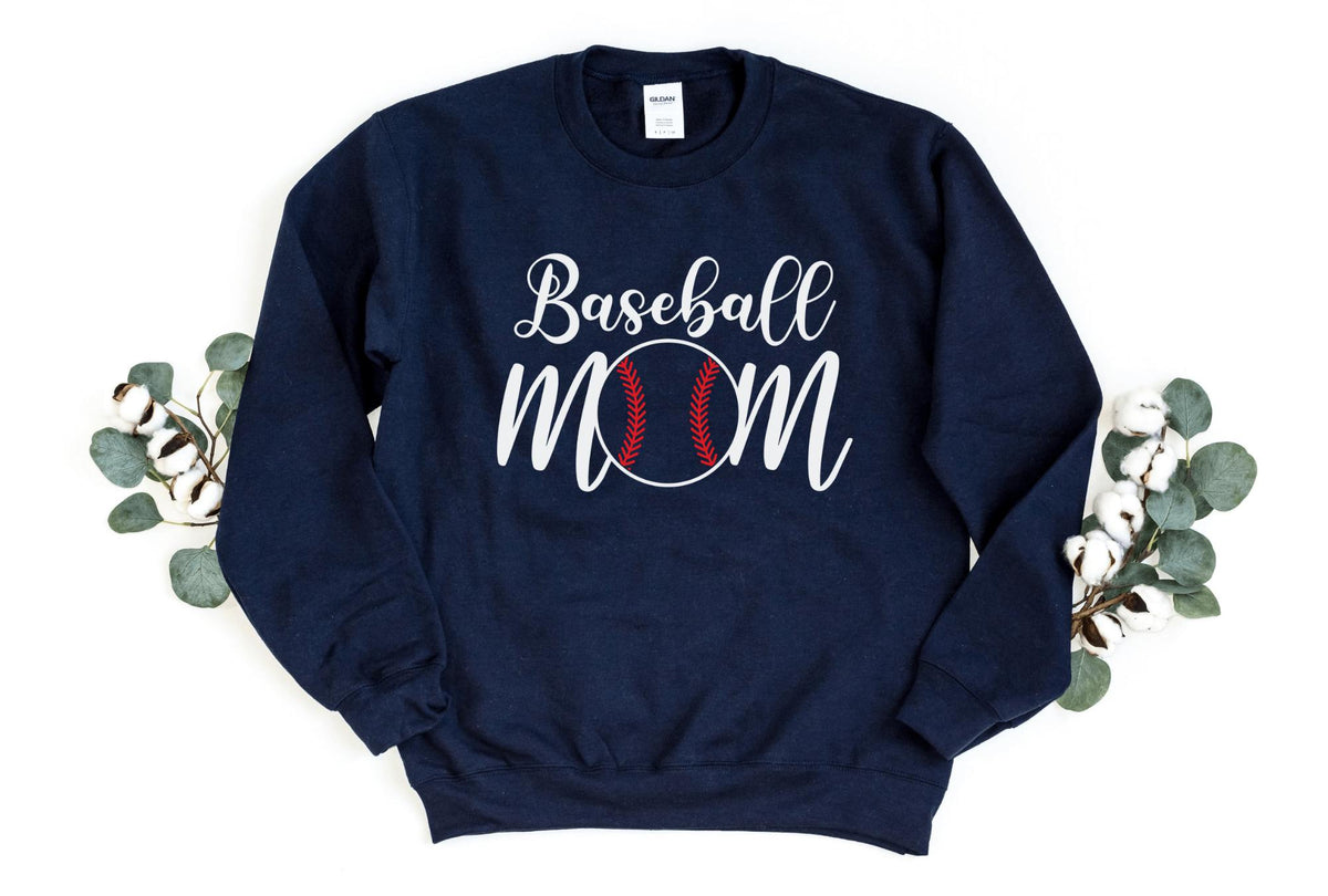 Sweatshirt-Baseball Mom Sweatshirt-S-Navy-Jack N Roy