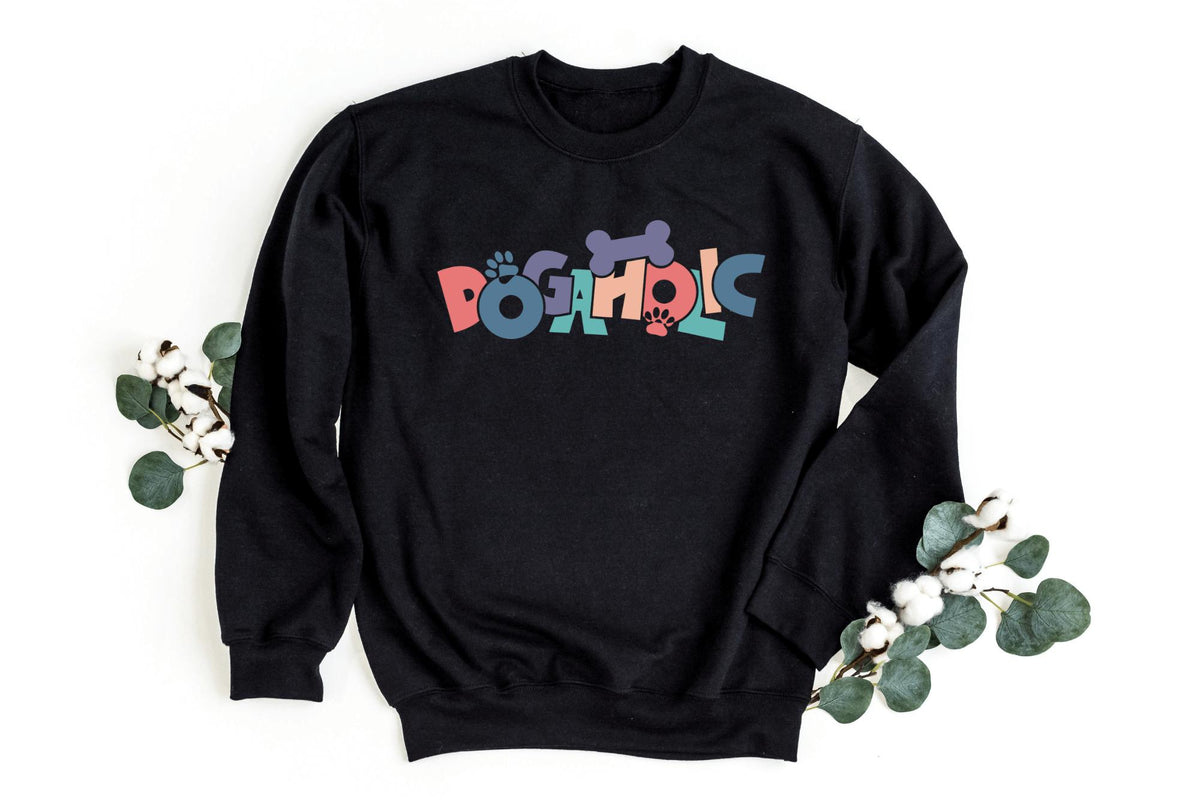 Sweatshirt-Dogaholic Sweatshirt-S-Black-Jack N Roy