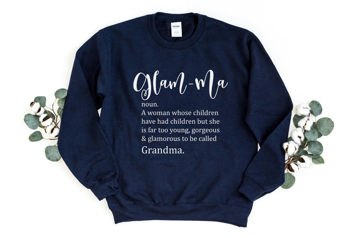 Sweatshirt-Glam-ma Sweatshirt-S-Navy-Jack N Roy