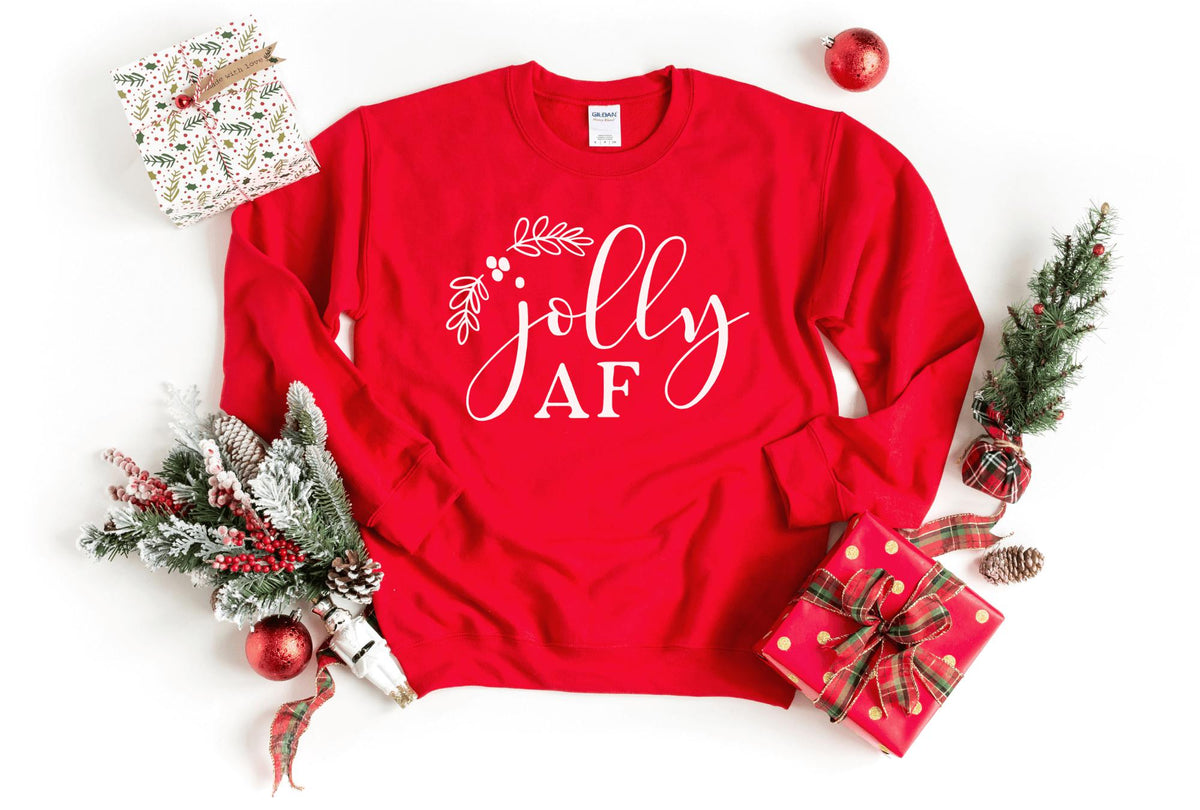 Sweatshirt-Jolly AF Sweatshirt-S-Red-Jack N Roy