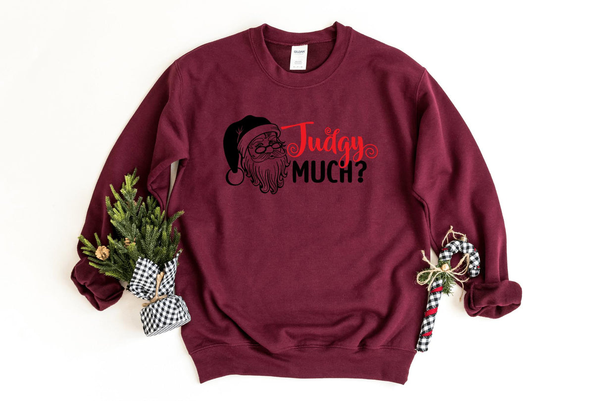 Sweatshirt-Judgy Much? Sweatshirt-S-Maroon-Jack N Roy