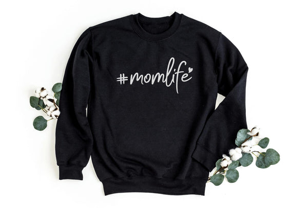 Sweatshirt-#momlife Sweatshirt-S-Black-Jack N Roy