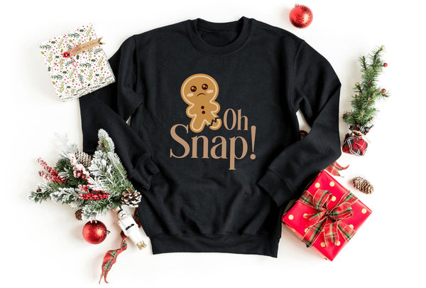 Sweatshirt-Oh Snap! Sweatshirt-S-Black-Jack N Roy