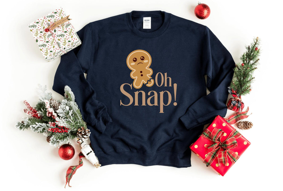 Sweatshirt-Oh Snap! Sweatshirt-S-Navy-Jack N Roy