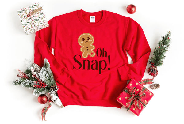 Sweatshirt-Oh Snap! Sweatshirt-S-Red-Jack N Roy