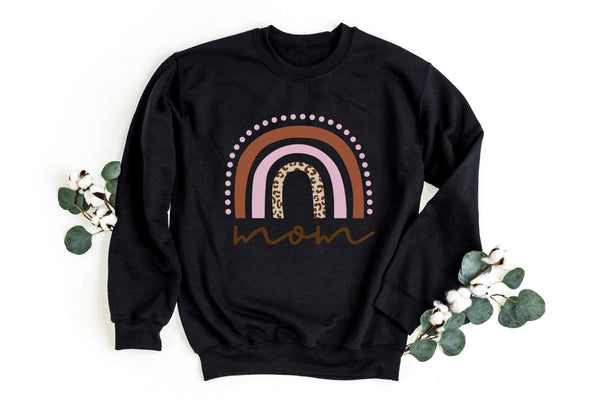 Sweatshirt-Rainbow Mom Sweatshirt-S-Black-Jack N Roy