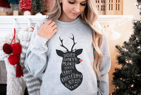 Sweatshirt-Rudolph Sweatshirt-Jack N Roy