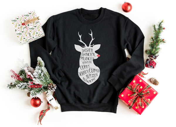 Sweatshirt-Rudolph Sweatshirt-S-Black-Jack N Roy