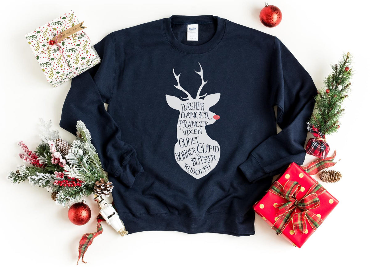 Sweatshirt-Rudolph Sweatshirt-S-Navy-Jack N Roy