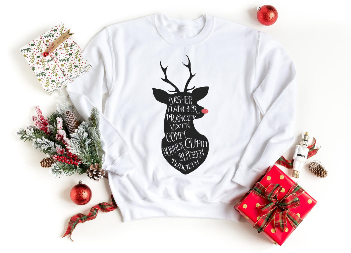 Sweatshirt-Rudolph Sweatshirt-S-White-Jack N Roy