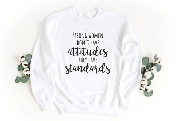 Sweatshirt-Strong Women Sweatshirt-S-White-Jack N Roy