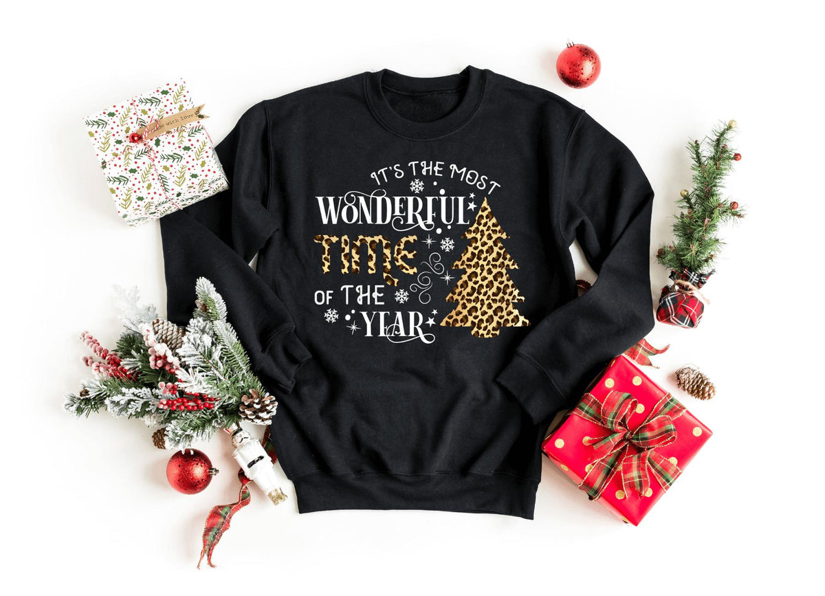 Sweatshirt-The Most Wonderful Time Of The Year Sweatshirt-S-Black-Jack N Roy