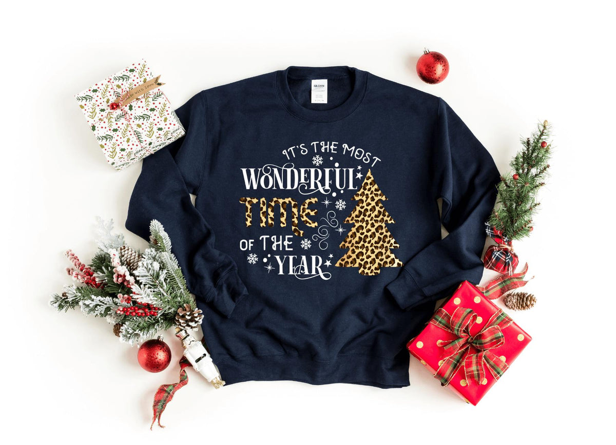 Sweatshirt-The Most Wonderful Time Of The Year Sweatshirt-S-Navy-Jack N Roy