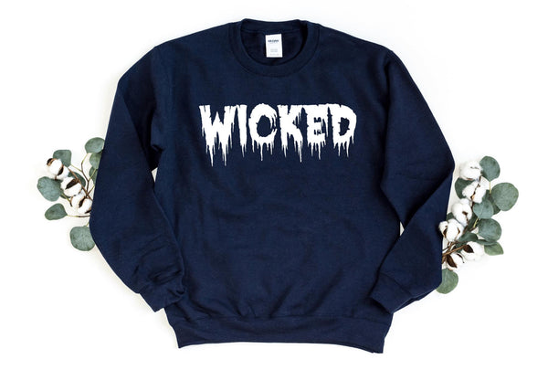 Sweatshirts-WICKED Sweatshirt-S-Navy-Jack N Roy